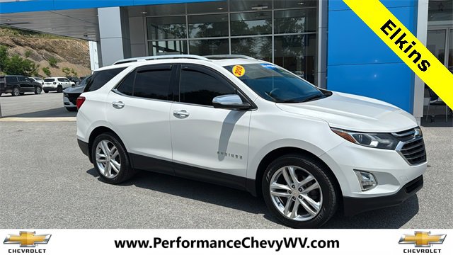 Used 2018 Chevrolet Equinox Premier with VIN 2GNAXWEX9J6163884 for sale in Elkins, WV