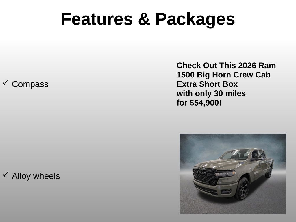 2026 Ram 1500 Big Horn/Lone Star photo 3