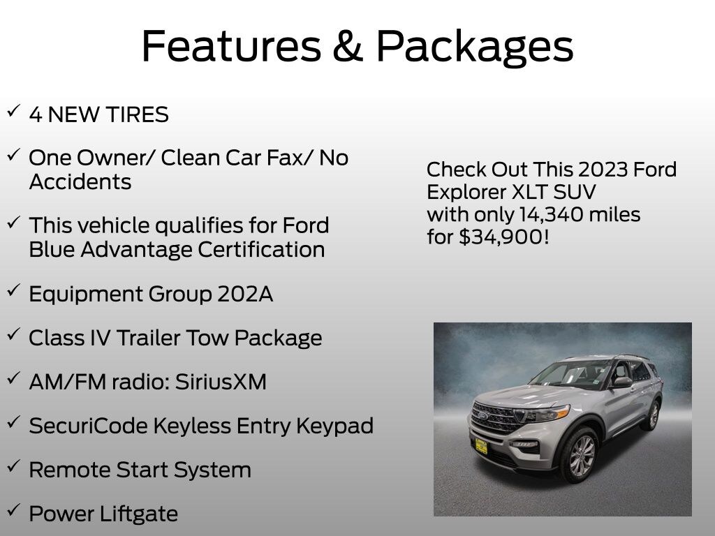Certified 2023 Ford Explorer XLT SUV
