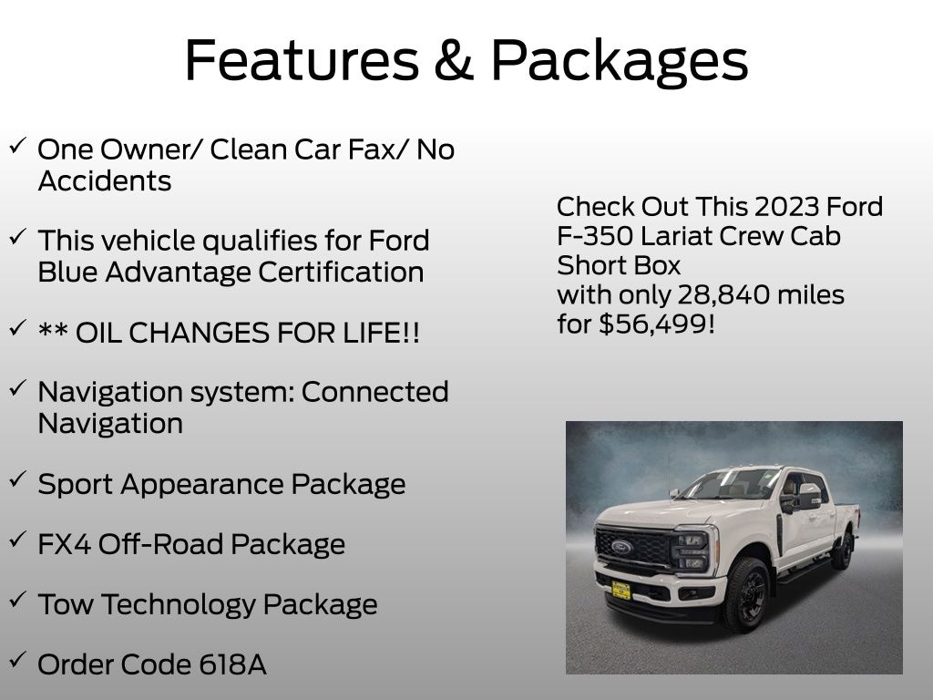 Certified 2023 Ford F-350 Truck Crew Cab