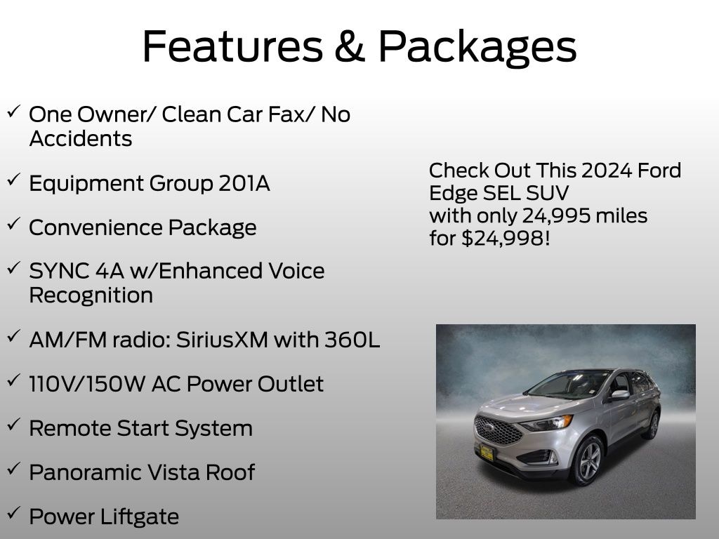 Certified 2024 Ford Edge SUV