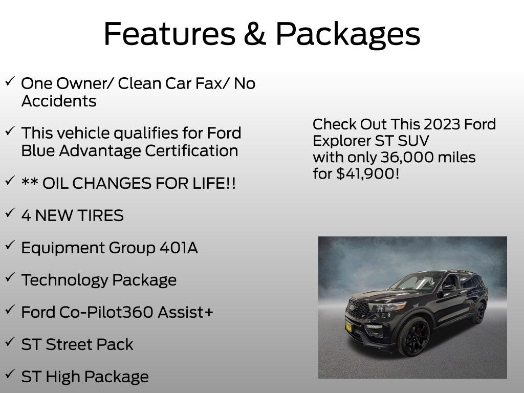 Certified 2023 Ford Explorer ST SUV