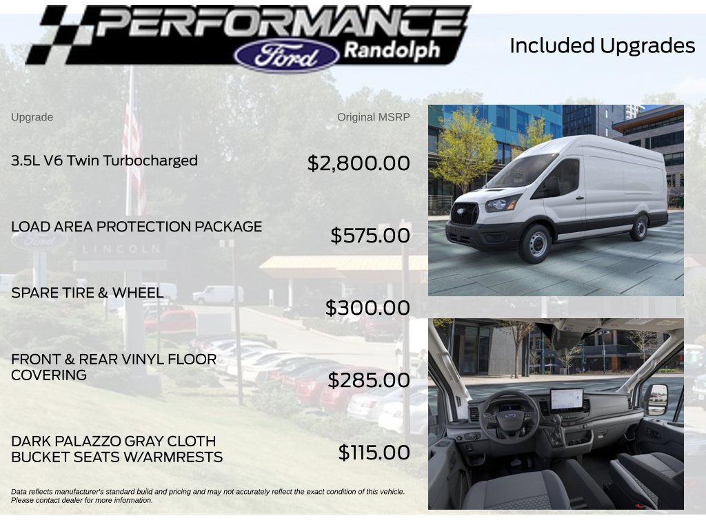 New 2026 Ford Transit-350 Cargo Base Van High Roof Ext. Van