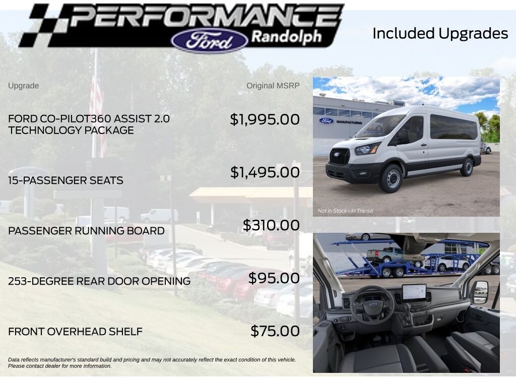 New 2026 Ford Transit-350 Passenger Wagon Medium Roof Van