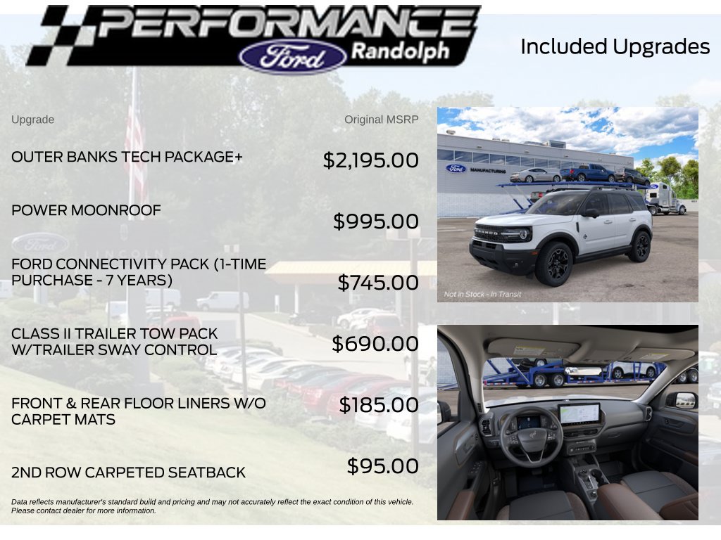 New 2026 Ford Bronco Sport Outer Banks SUV