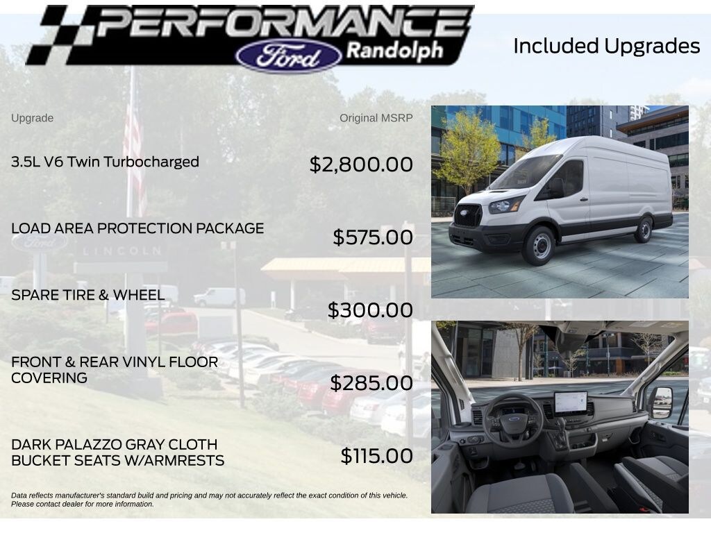 New 2026 Ford Transit-350 Cargo Base Van High Roof Ext. Van