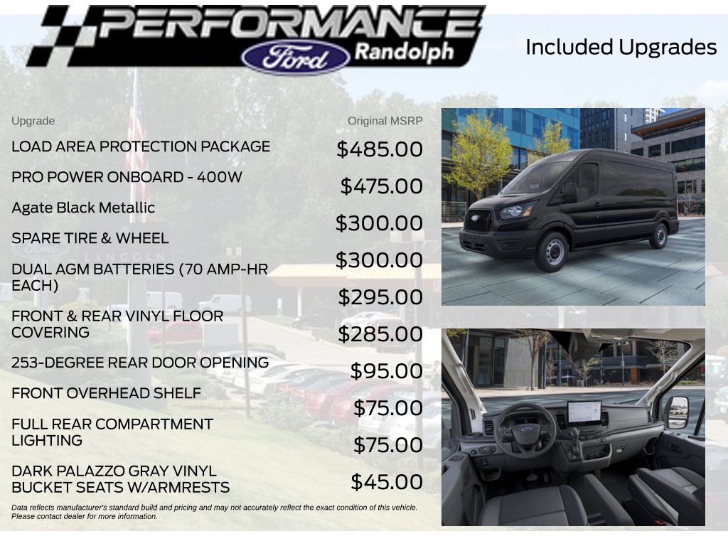New 2026 Ford Transit-350 Cargo Base Van Medium Roof Van
