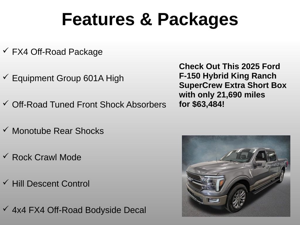 Used 2025 Ford F-150 King Ranch Truck