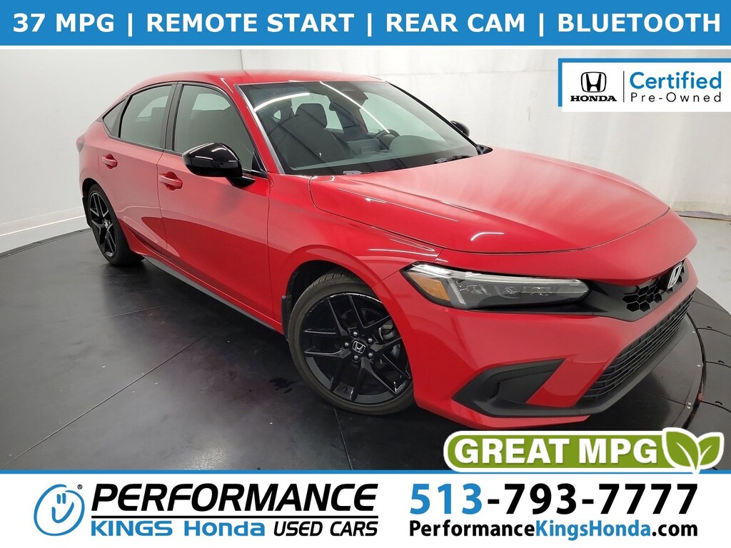 Certified 2024 Honda Civic Hatchback Sport Hatchback
