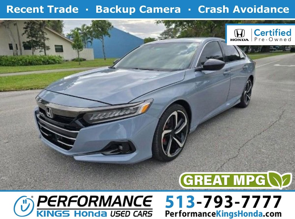 Certified 2022 Honda Accord Sedan Sport Sedan