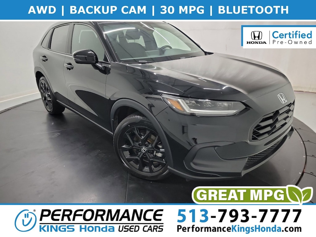 Certified 2025 Honda HR-V Sport SUV