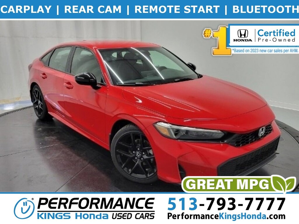 Certified 2025 Honda Civic Sedan Sport Sedan