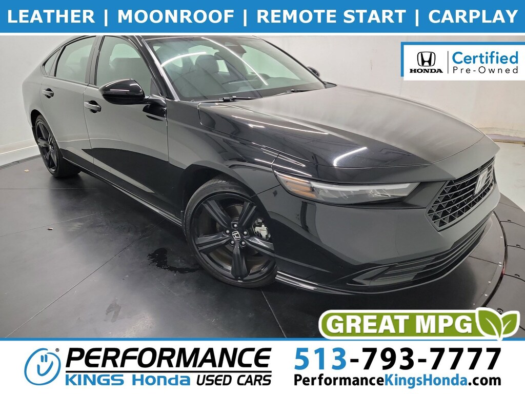 Certified 2025 Honda Accord Hybrid Sport-L Sedan