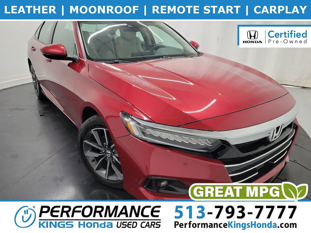 Certified 2022 Honda Accord Sedan EX-L Sedan