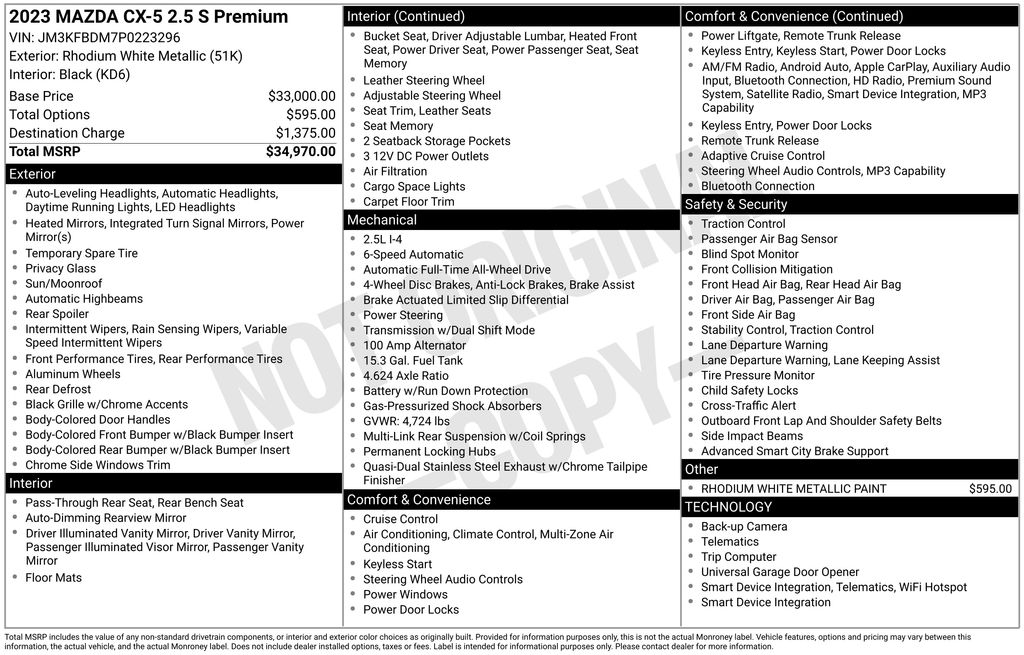 2023 Mazda CX-5 S Premium package - Photo 9