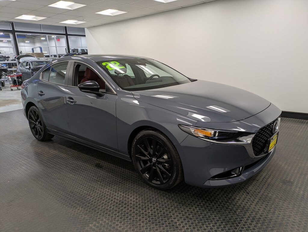 Certified 2022 Mazda Mazda3 Carbon Edition Sedan