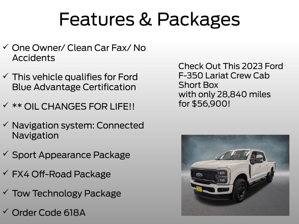 Certified 2023 Ford F-350SD Lariat Truck