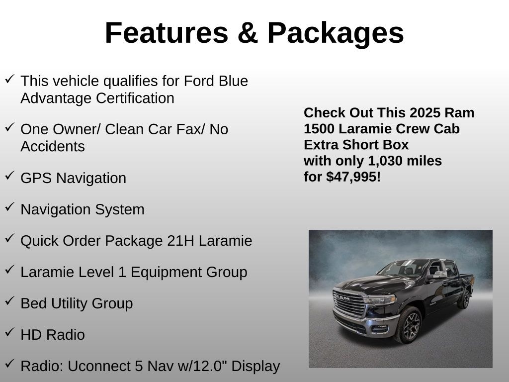 Used 2025 Ram 1500 Laramie Truck