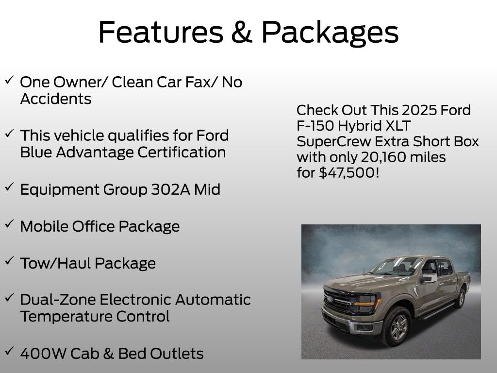 Certified 2025 Ford F-150 XLT Truck