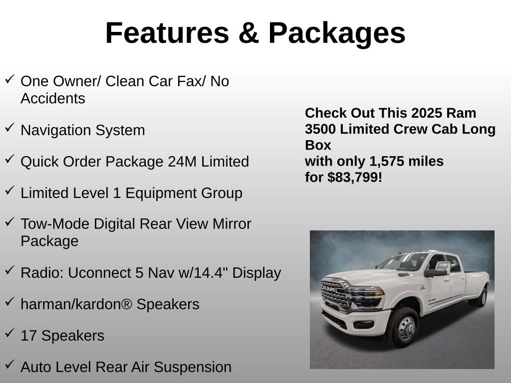 Used 2025 Ram 3500 Limited Truck