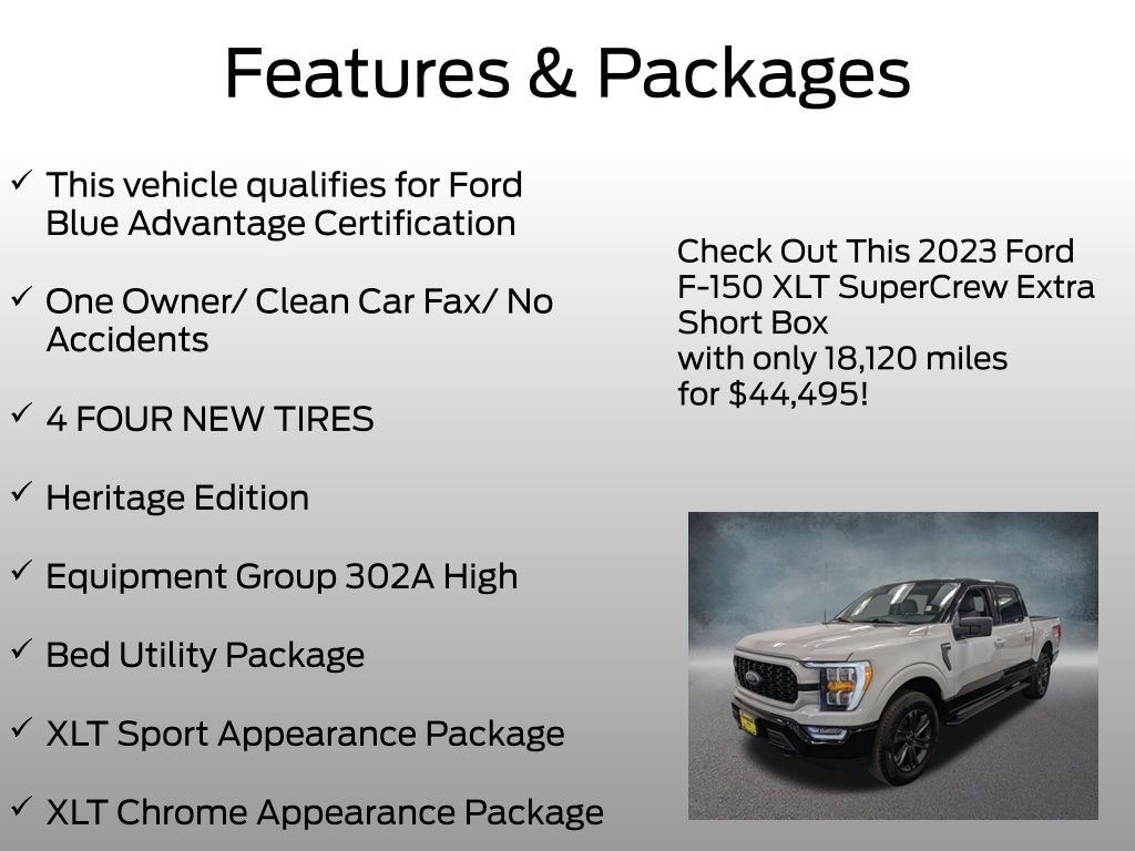 Certified 2023 Ford F-150 XLT Truck