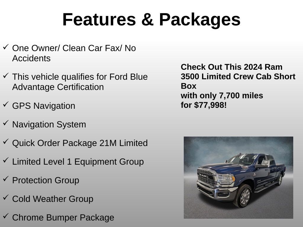 Used 2024 Ram 3500 Limited Truck