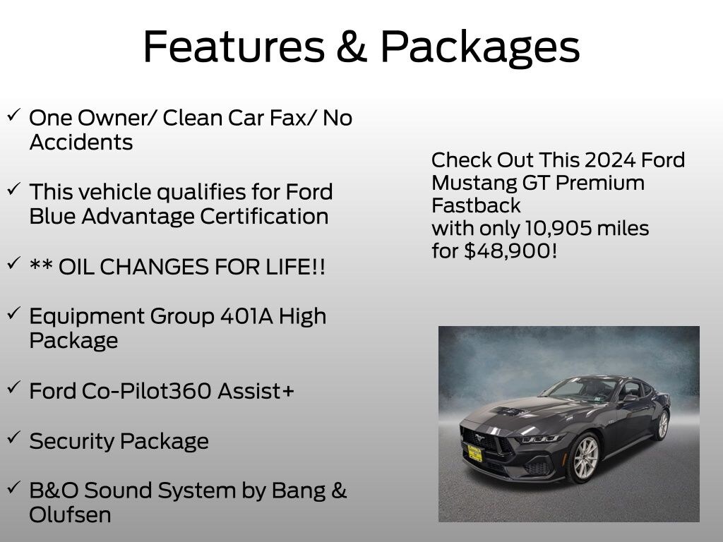 Certified 2024 Ford Mustang GT Premium Coupe