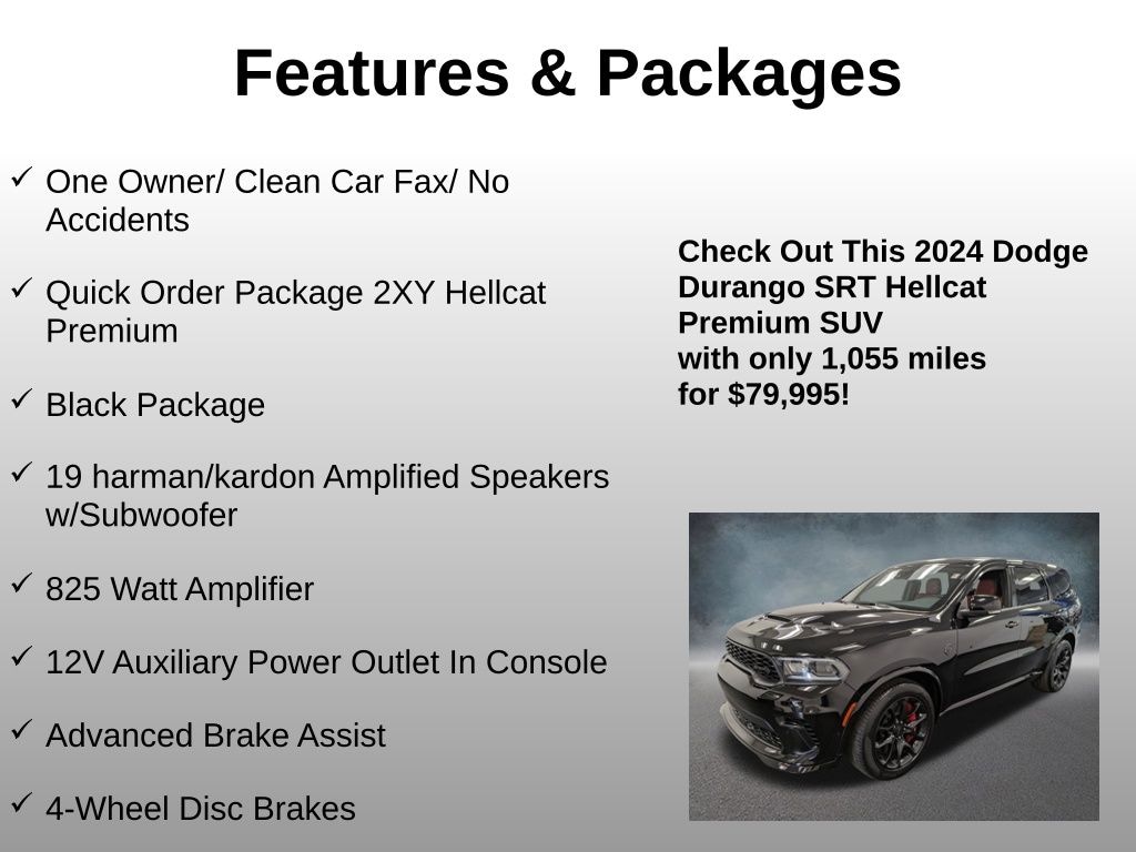Used 2024 Dodge Durango SRT Hellcat SUV