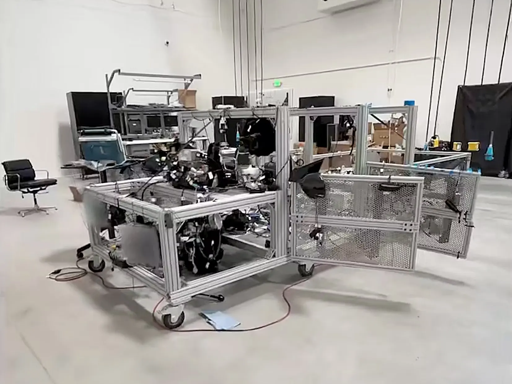 New Ford Fathom Vehicle testing framework in an R&D laboratory