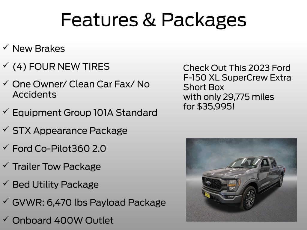 Certified 2023 Ford F-150 XL Truck