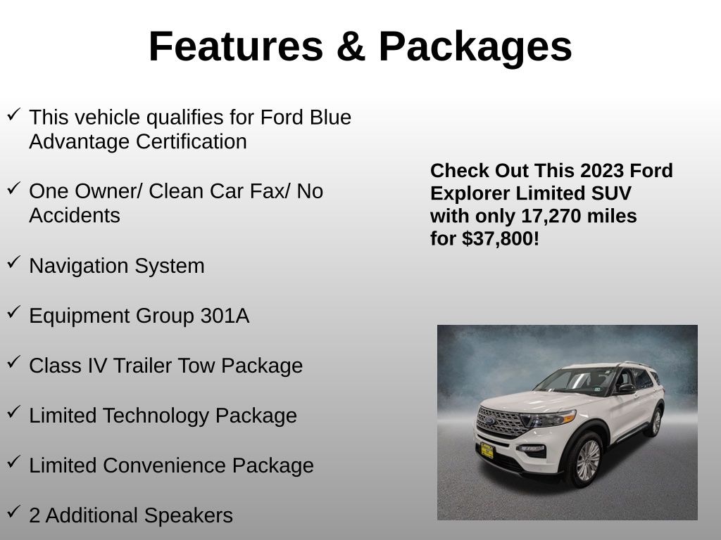 Used 2023 Ford Explorer Limited SUV