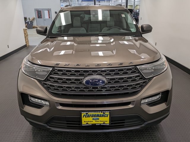 Used 2021 Ford Explorer XLT with VIN 1FMSK8DH8MGA90492 for sale in East Hanover, NJ