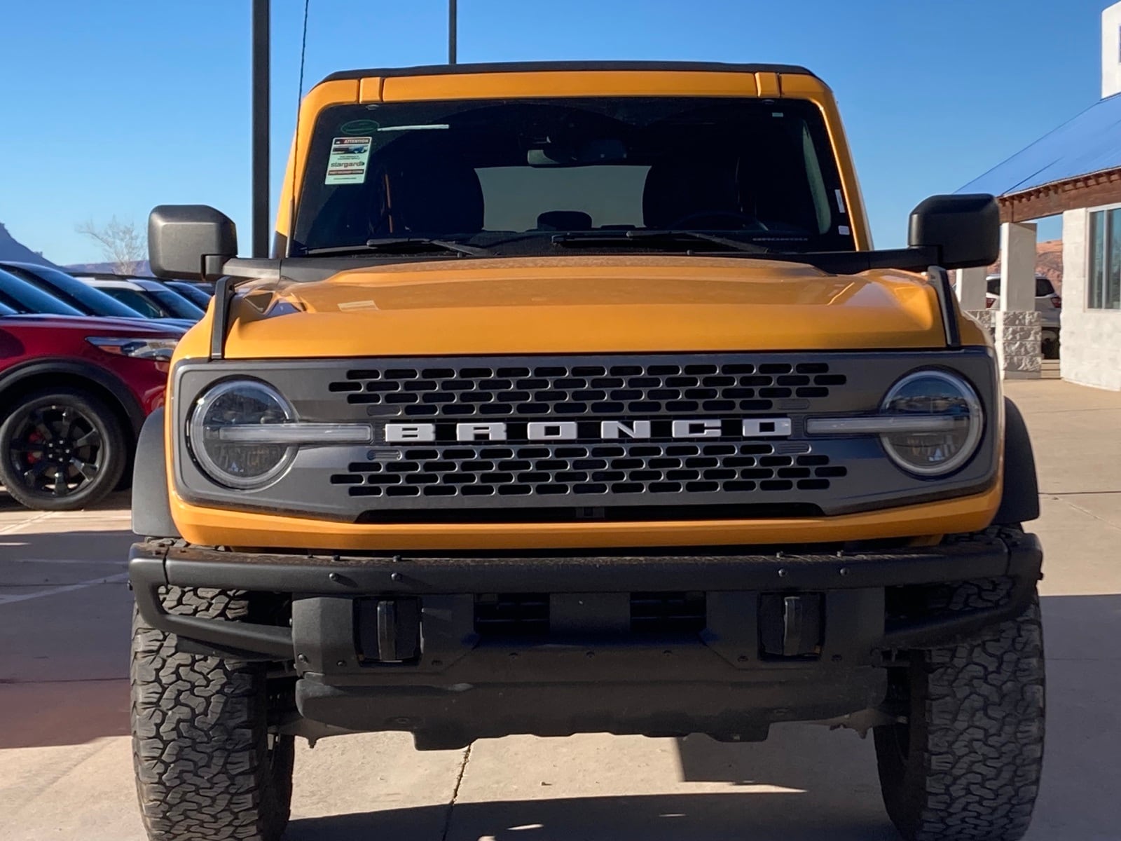 Used 2021 Ford Bronco 4-Door Badlands with VIN 1FMEE5DHXMLA62185 for sale in Moab, UT