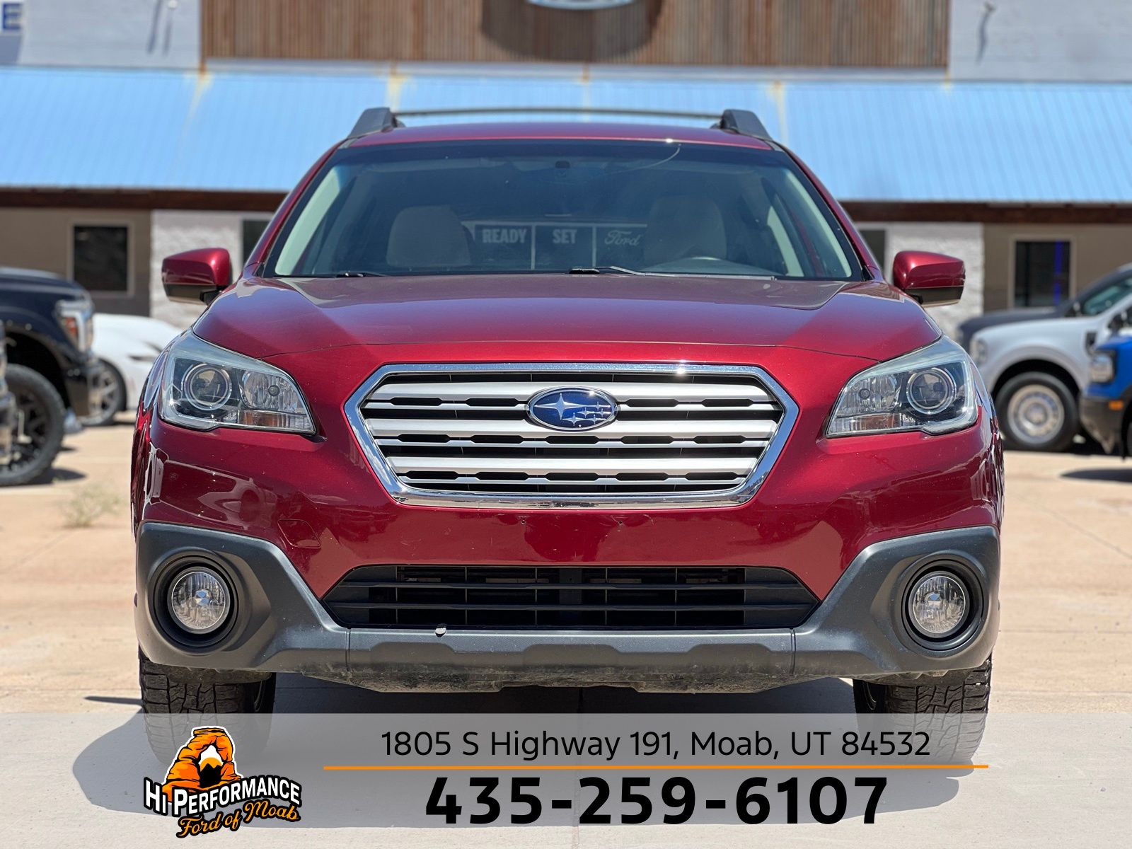 Used 2015 Subaru Outback Premium with VIN 4S4BSACC6F3319209 for sale in Moab, UT