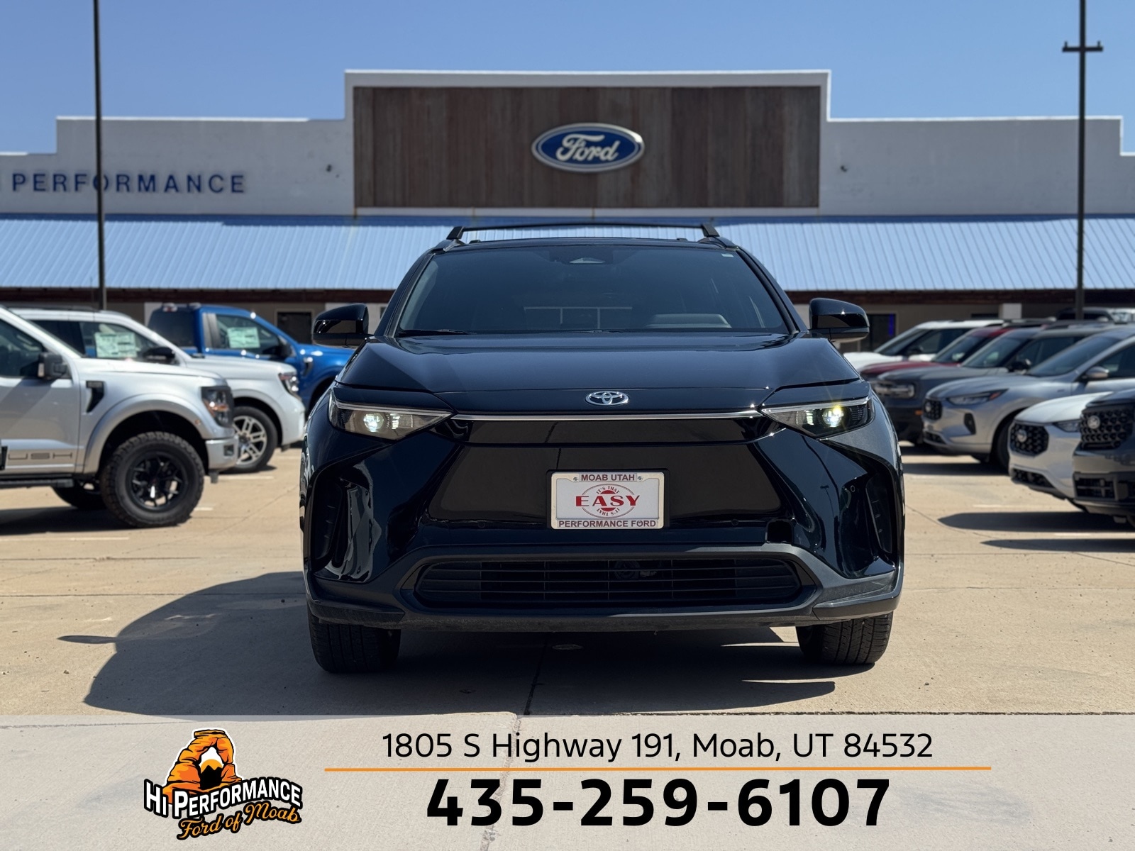 Used 2024 Toyota bZ4X XLE with VIN JTMAAAAA5RA033470 for sale in Moab, UT