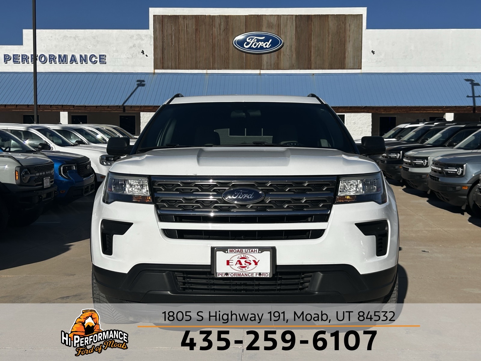 Used 2019 Ford Explorer Base with VIN 1FM5K7B84KGA71526 for sale in Moab, UT