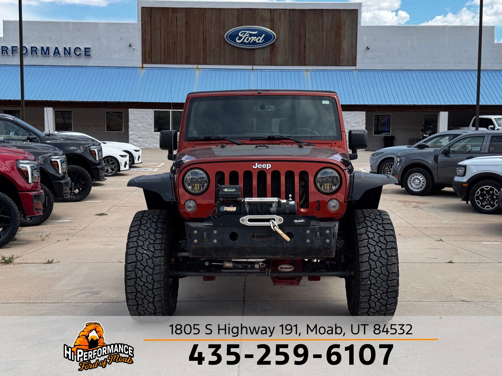 Used 2014 Jeep Wrangler Rubicon with VIN 1C4BJWCG9EL221832 for sale in Moab, UT