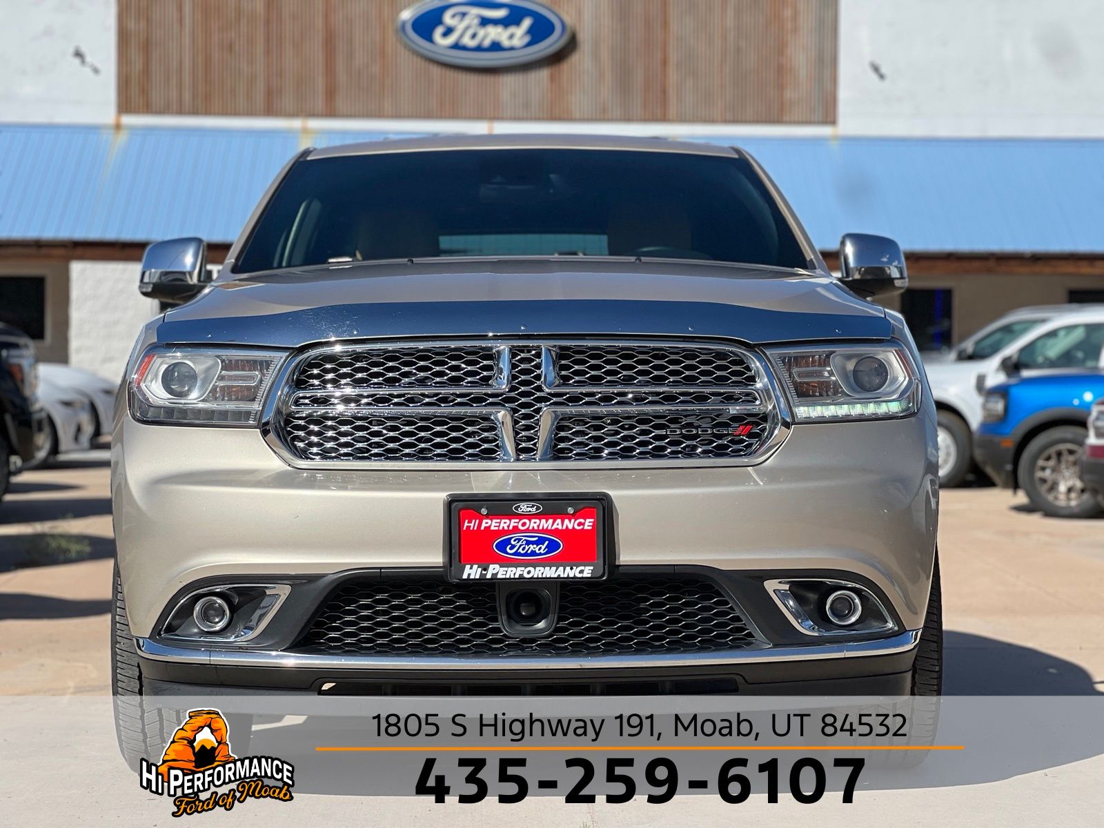 Used 2014 Dodge Durango Citadel with VIN 1C4SDJET4EC587959 for sale in Moab, UT