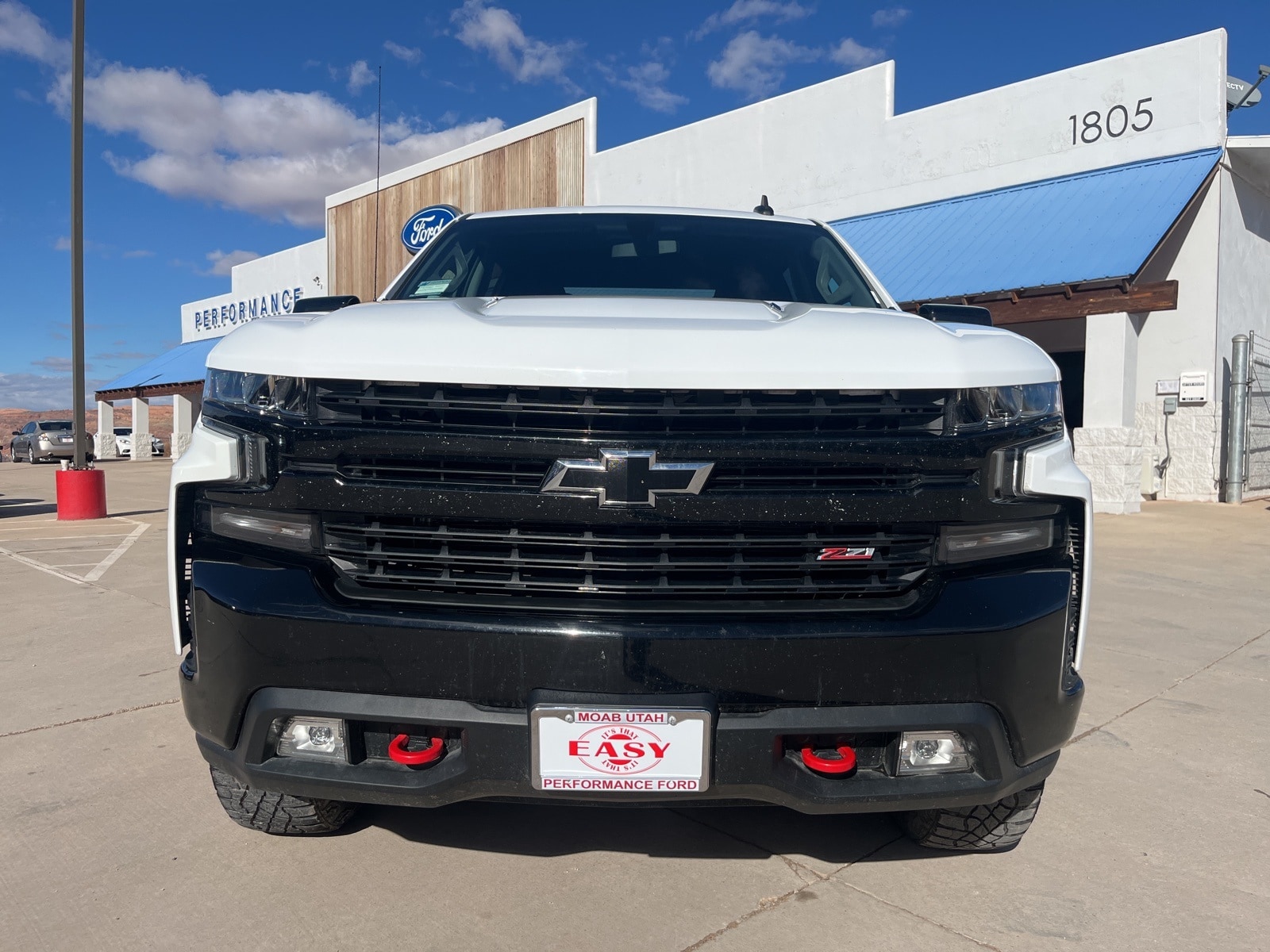 Used 2021 Chevrolet Silverado 1500 LT Trail Boss with VIN 1GCPYFEL8MZ449151 for sale in Moab, UT