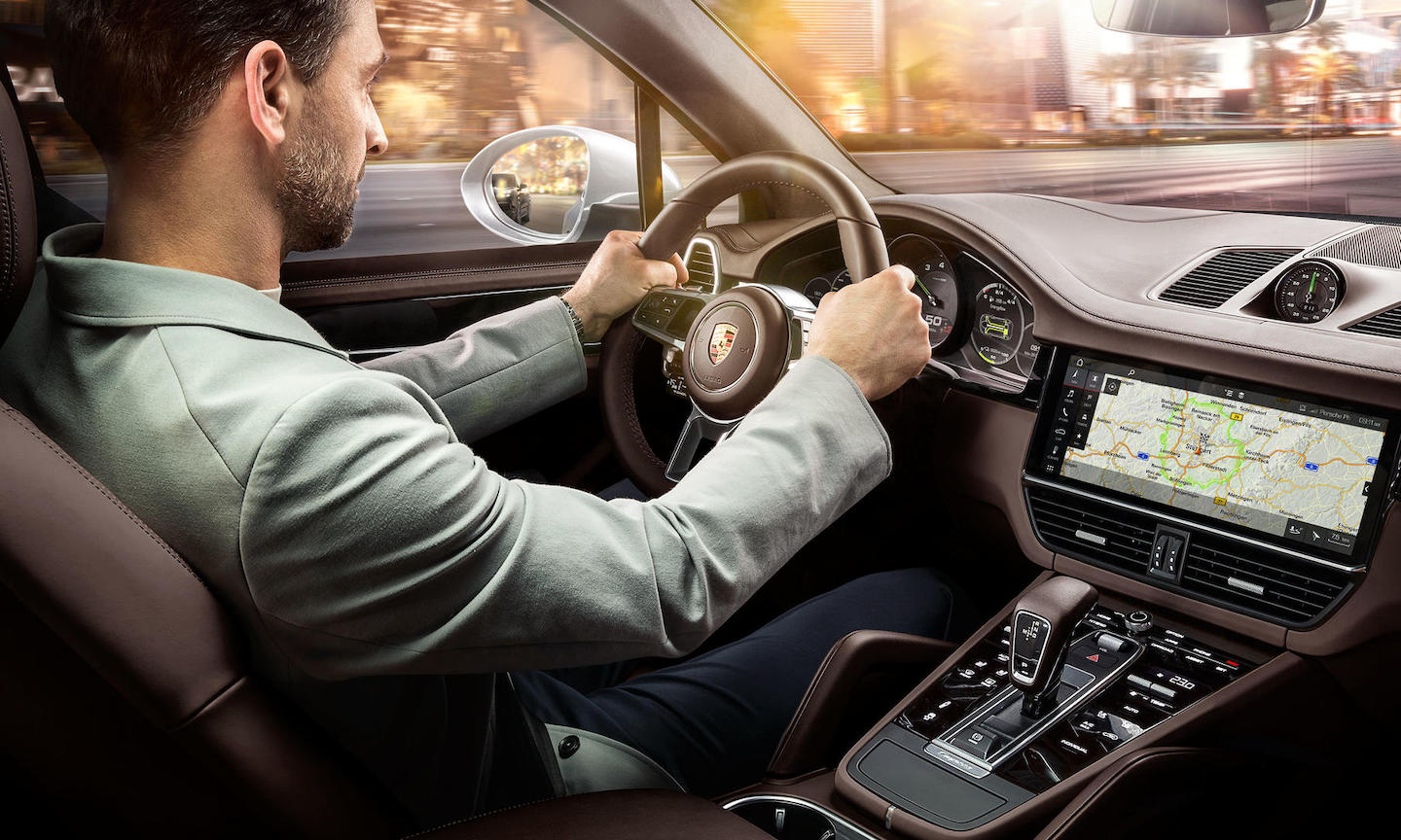 Enhanced safety technology in Porsche Panamera makes for safer driving and fewer accidents.