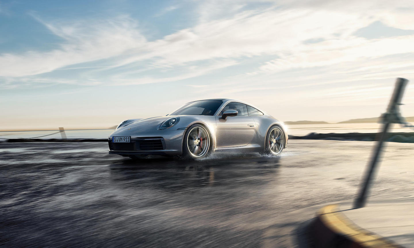 2020 Porsche 911 Driving