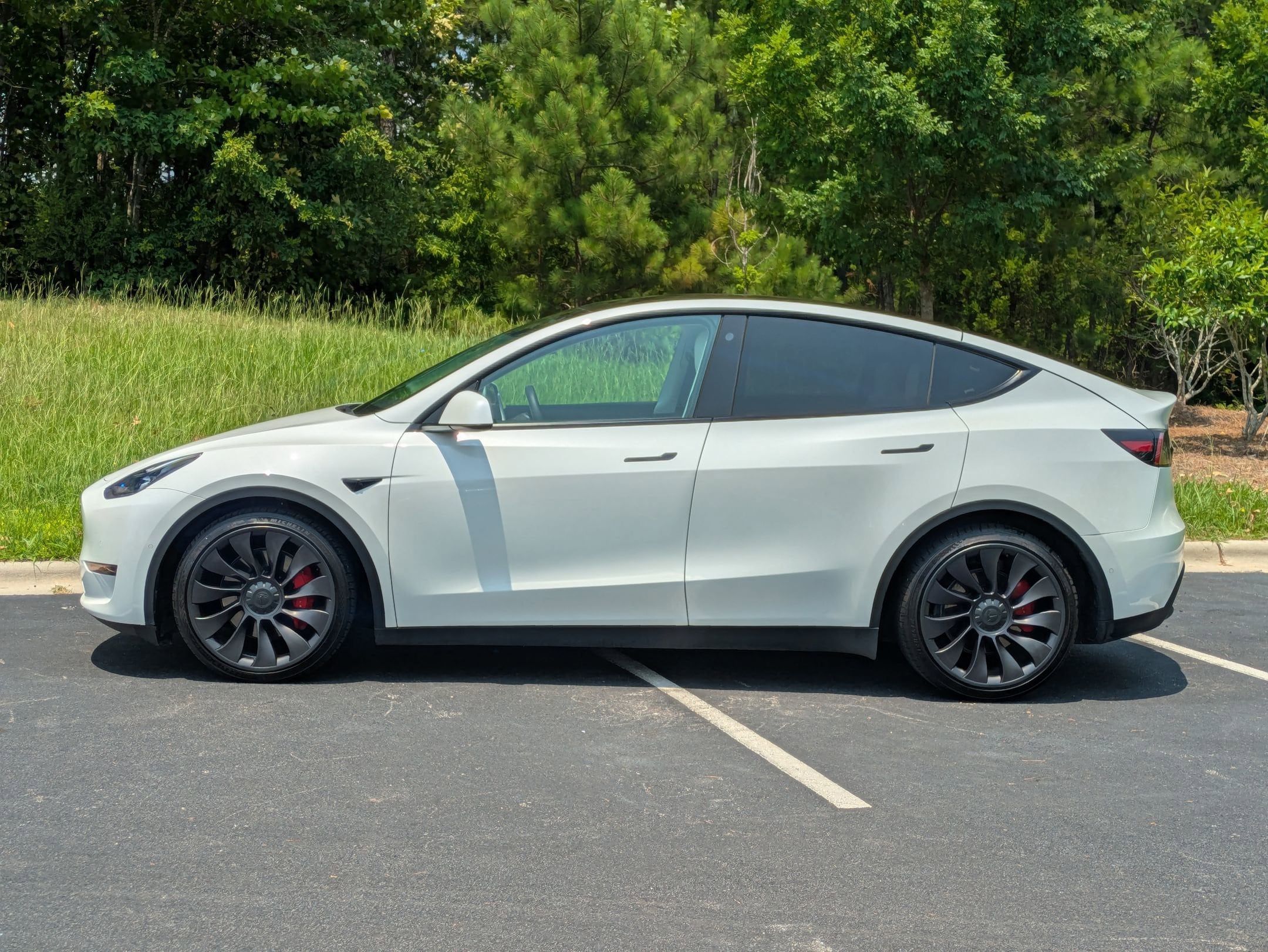 Used 2021 Tesla Model Y Performance with VIN 5YJYGDEF4MF270049 for sale in Durham, NC
