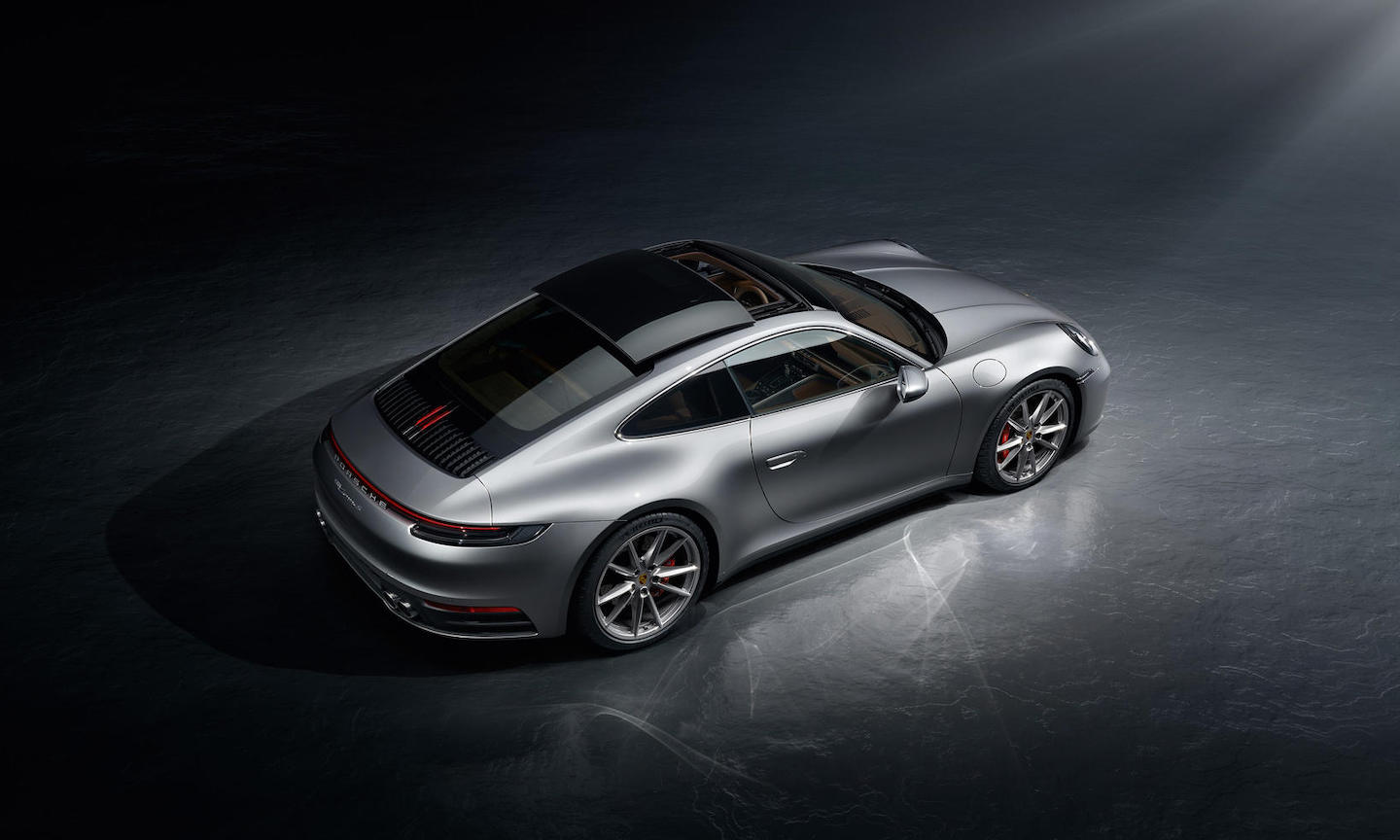 2020 Porsche 911 Top Rear View
