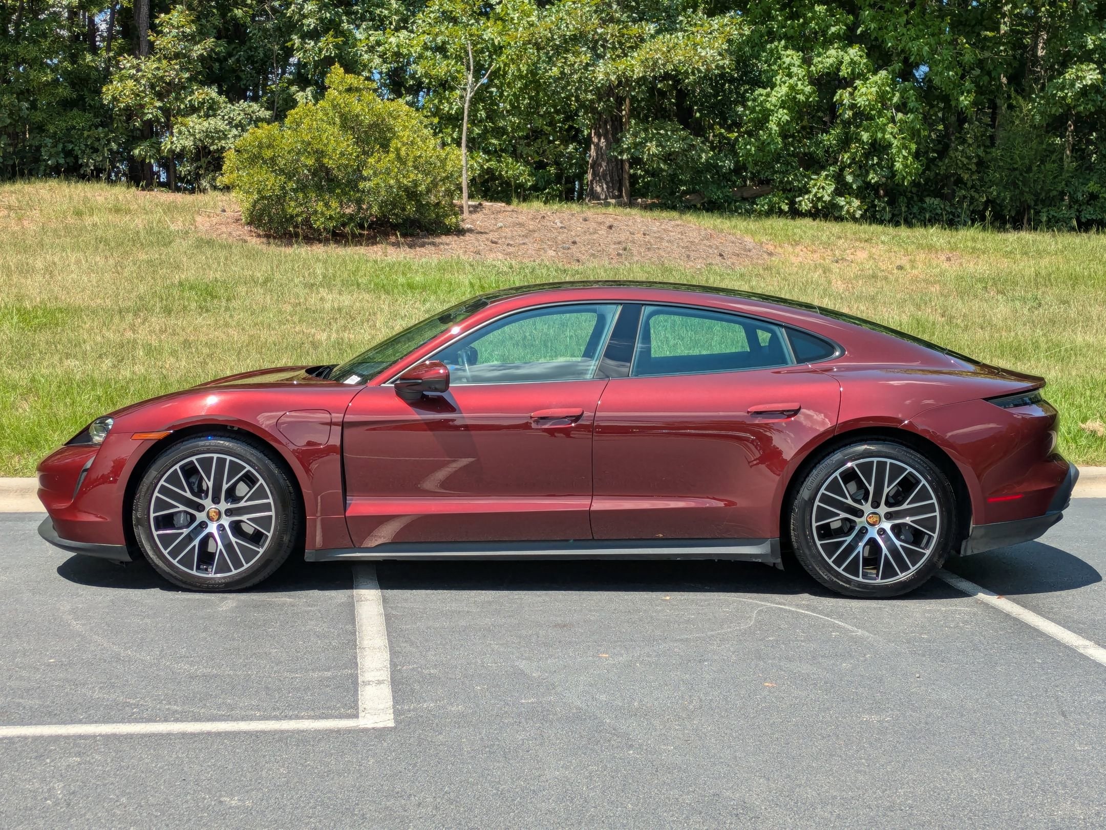 Certified 2021 Porsche Taycan Base with VIN WP0AA2Y10MSA16593 for sale in Durham, NC