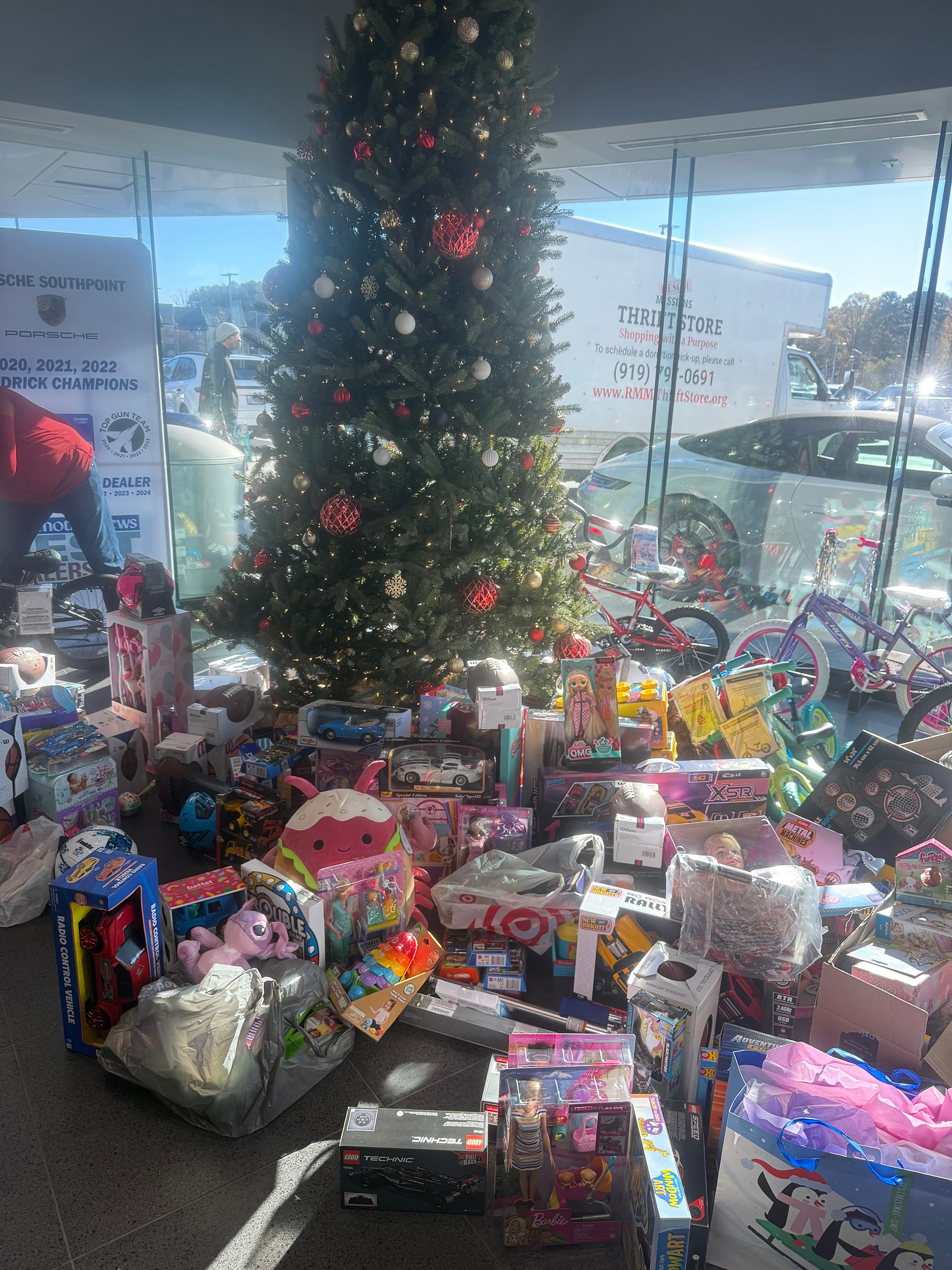 Porsche First Saturday Toy Drive
