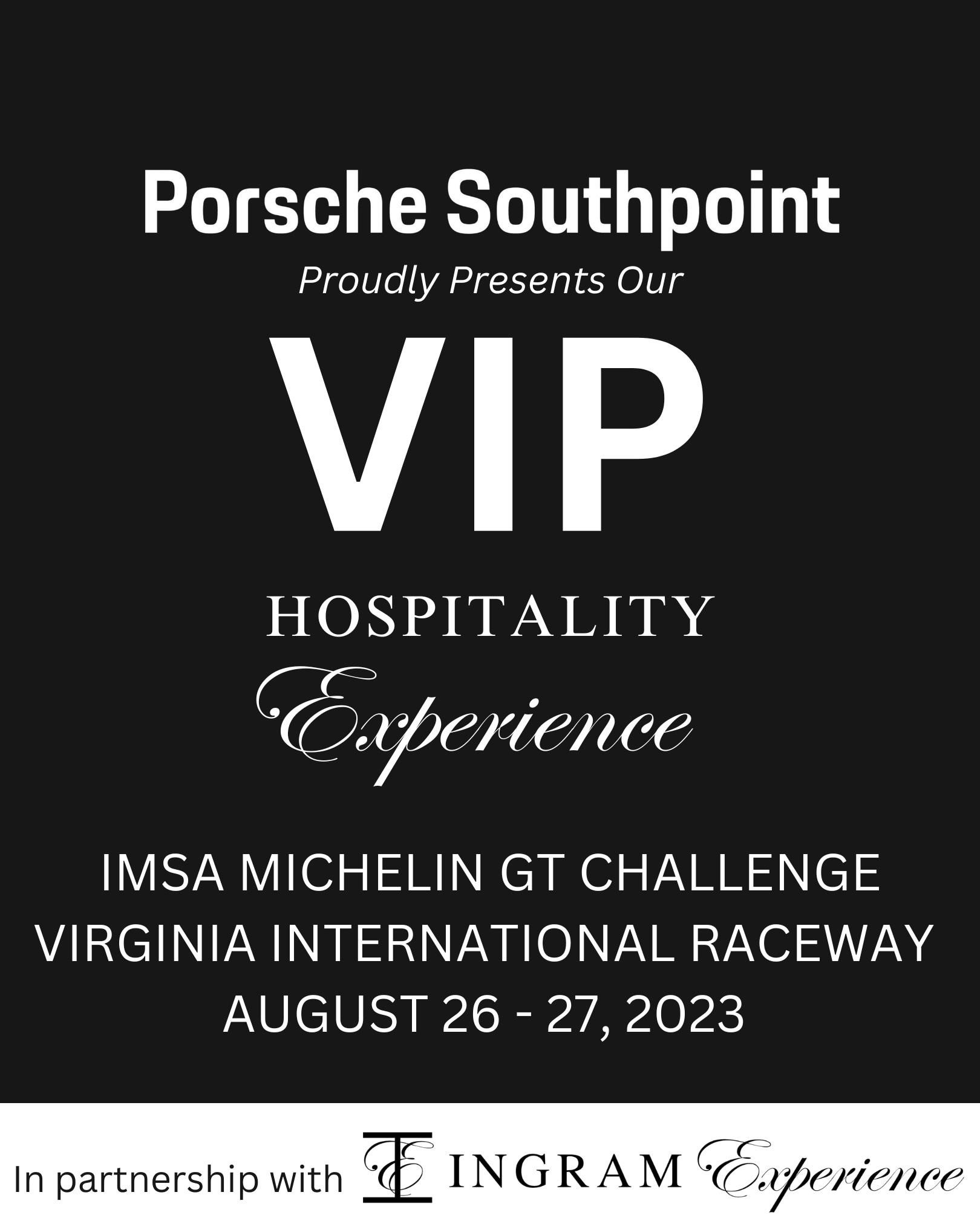 IMSA Michelin GT Challenge VIP Experience