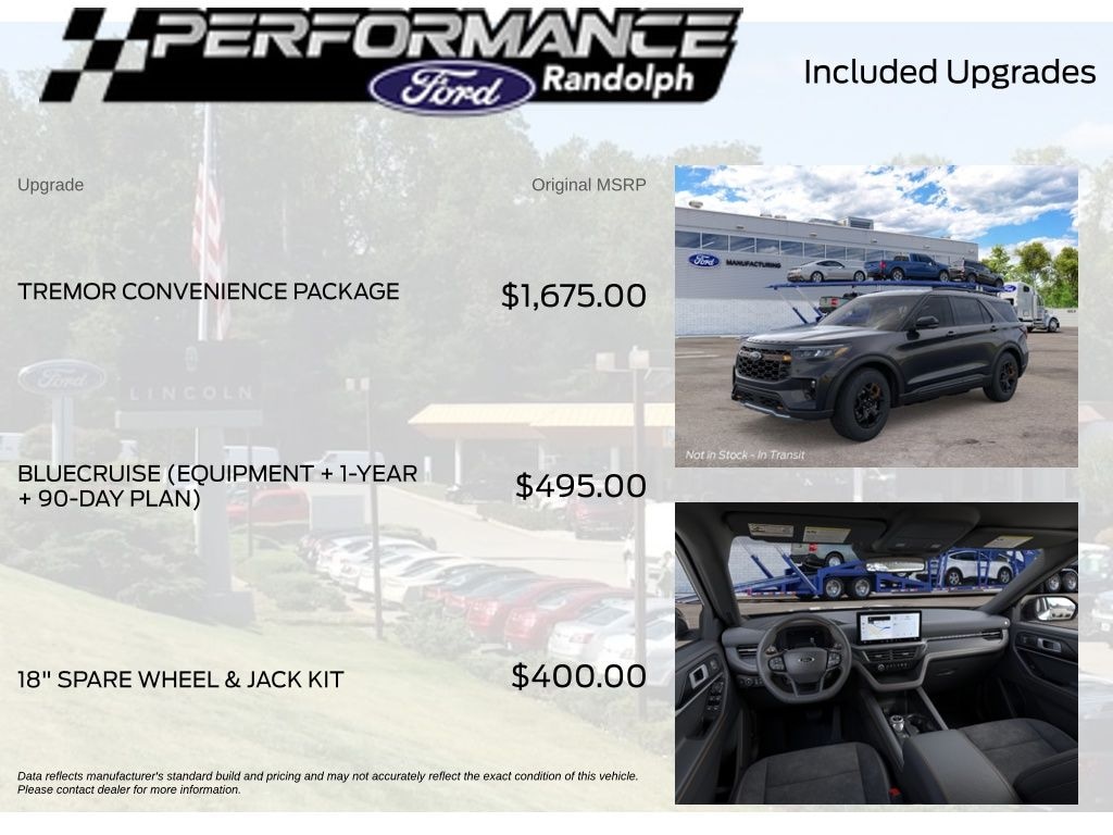 New 2026 Ford Explorer Tremor SUV