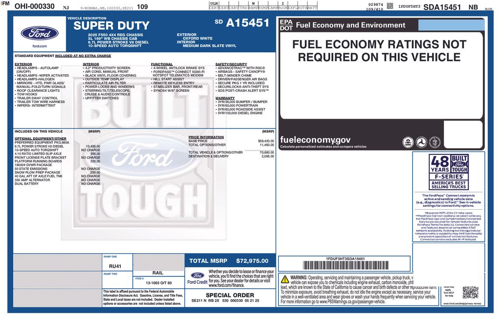 2025 Ford F-550 Super Duty Chassis Cab XL - Photo 10