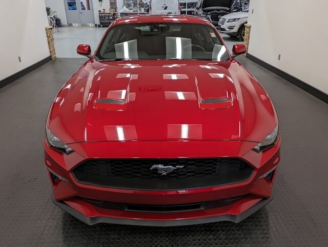 Certified 2022 Ford Mustang EcoBoost with VIN 1FA6P8TH1N5140628 for sale in Randolph, NJ