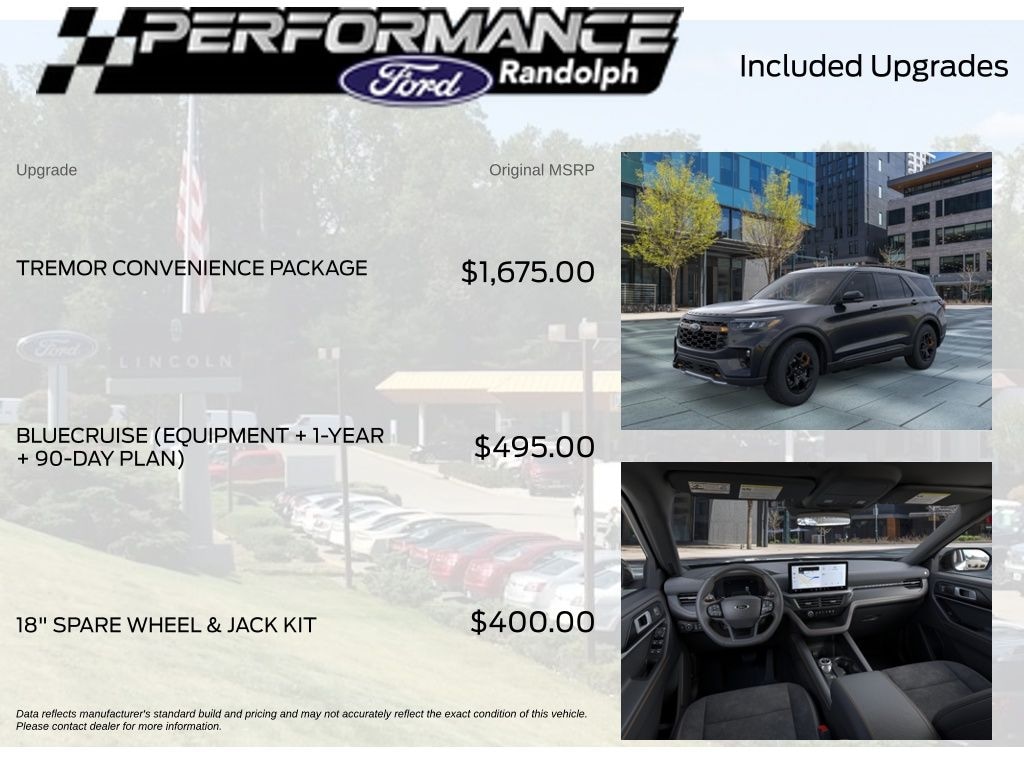 New 2026 Ford Explorer Tremor SUV